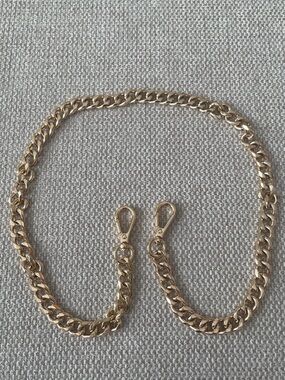 🆕 Shiny Gold Tone Purse Chain Strap – 60cm Shoulder Bag Chain